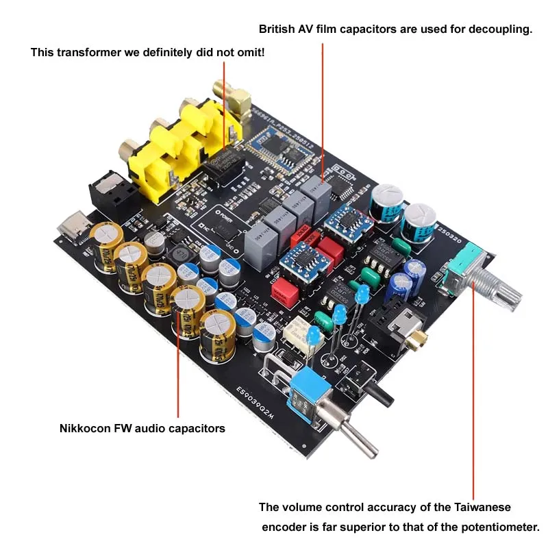 LUSYA L6 ES9039Q2M بلوتوث QCC3084 5.4 APTX-HD LDAC الصوت USB البصرية محوري فك DAC HiFi فك سماعة رأس ستيريو أمبير #3