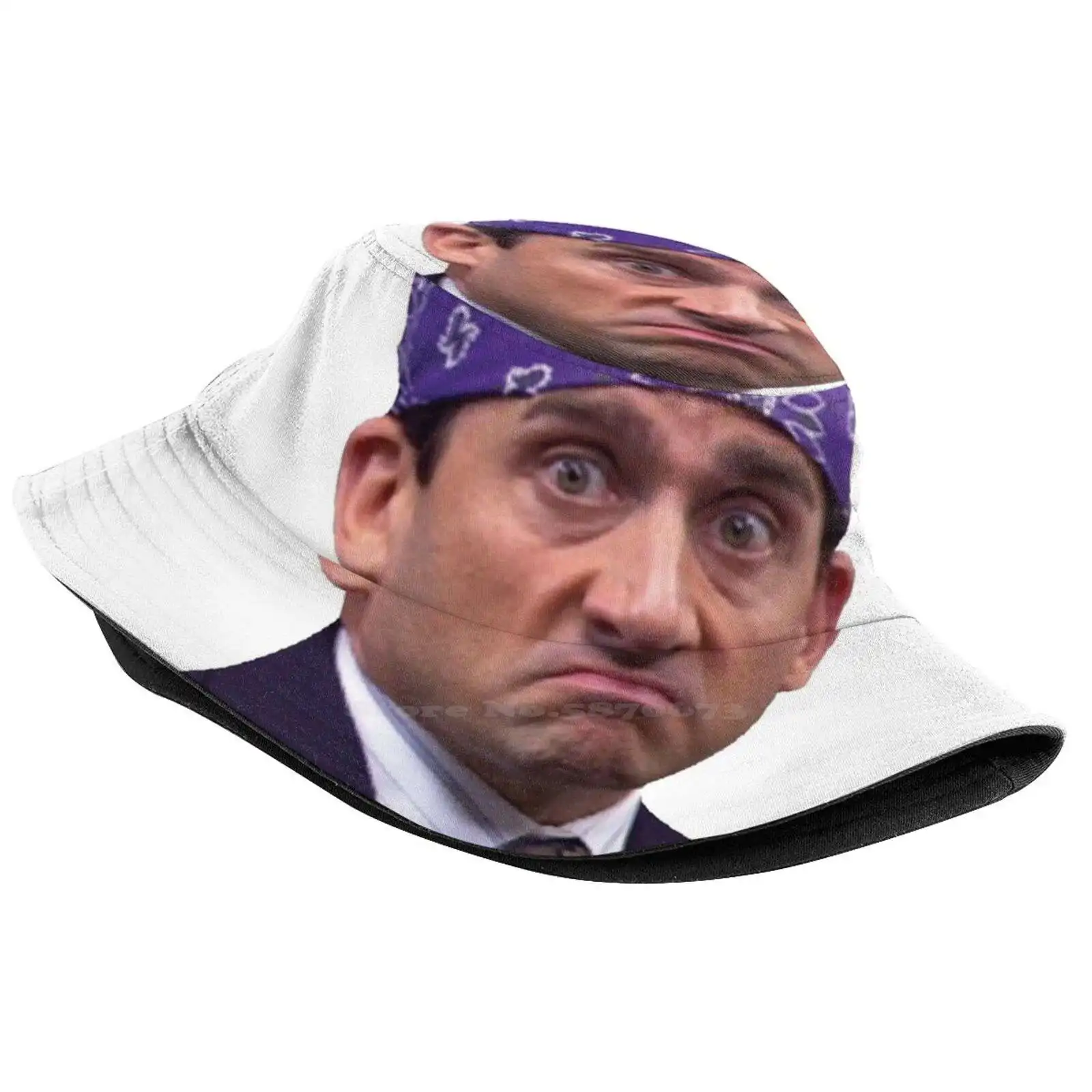 Prison Mike Korean Caps Funny Beach Bucket Hats Positive Cute Funny For Friend Bumper Truck Phone Best Friend The Office Tv