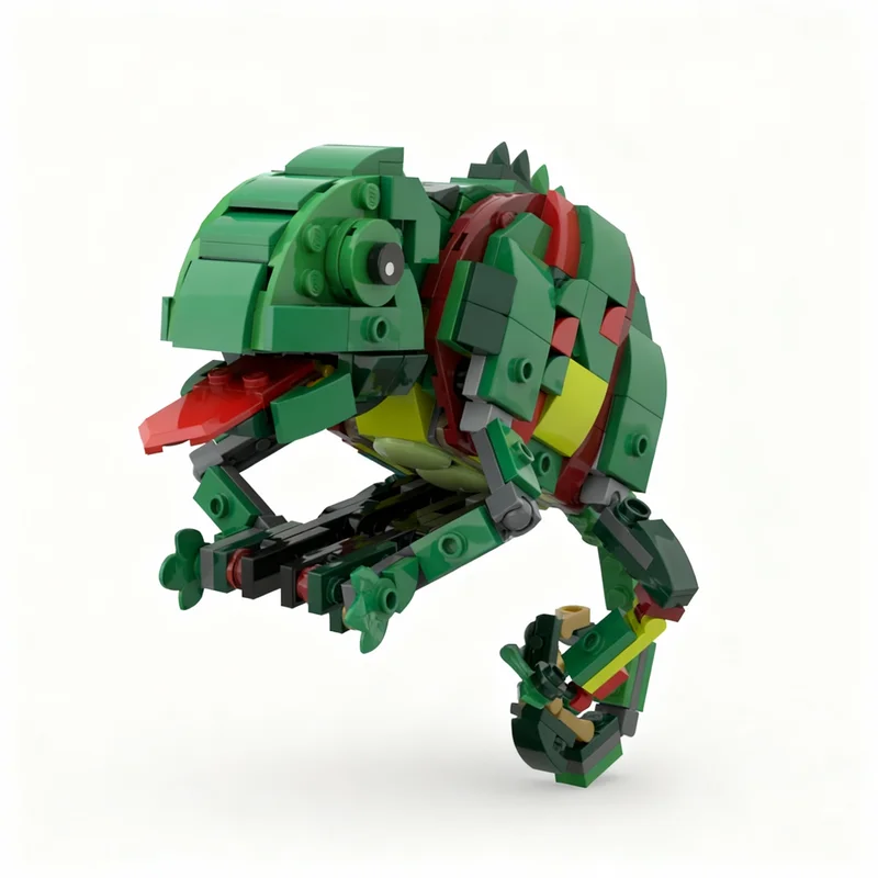 359pcs MOC Schepper 3 1 Baby Kameleon Model Bouwstenen Architectuur DIY Kerstcadeau Creatief Speelgoed Idee Onderwijs Baksteen