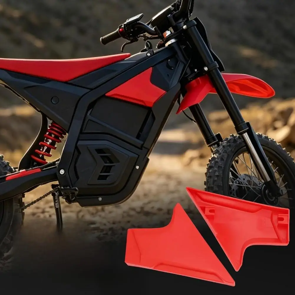 195*185mm Red Side Cover Fender Set Compatible With YOZMA= IN10 Electric Motorcycle Left Right Body Panel Protection
