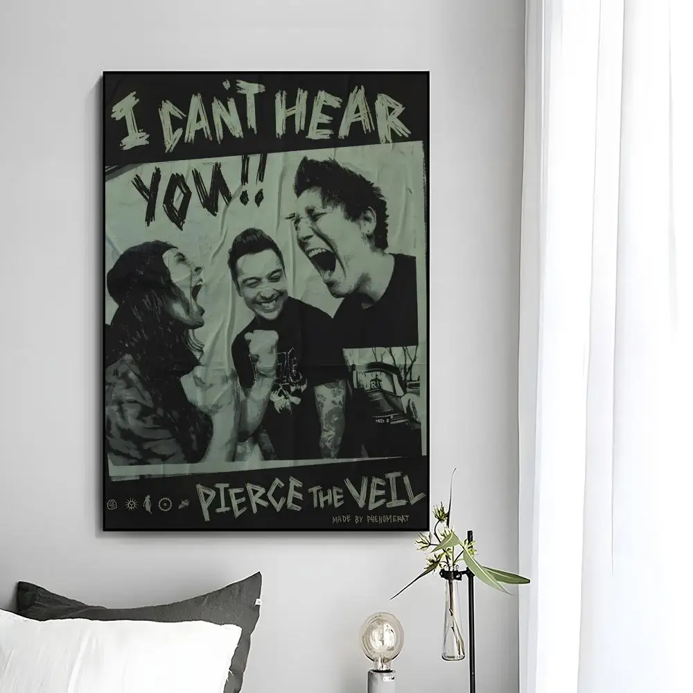 Wandkunst der Emo-Rockband P-Pierce The Veil, Poster, Wandkunstdruck, dekoratives Wandbild, Heimdekoration, Geschenk, ungerahmt – Detail 22