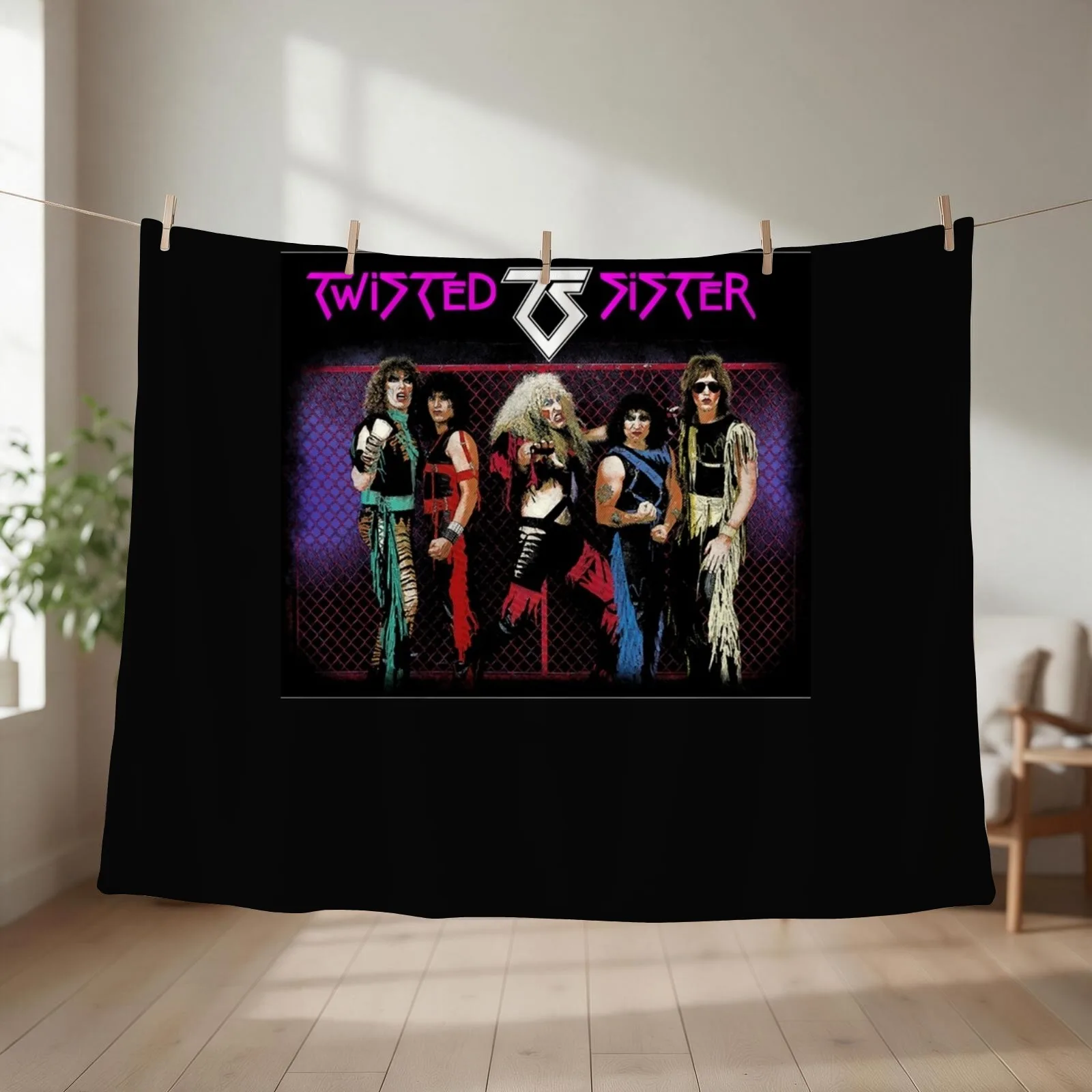 Heavy Metal Sister Throw Blanket couch cozy soft plush fuzzy picnic outdoor blanket