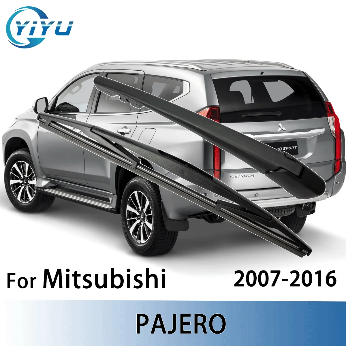 1/2PCS Heckscheibe Wischer Klinge Wischer Arm Kit Für Mitsubishi PAJERO 2007-2016 Windschutzscheibe Scheibenwischer Pinsel