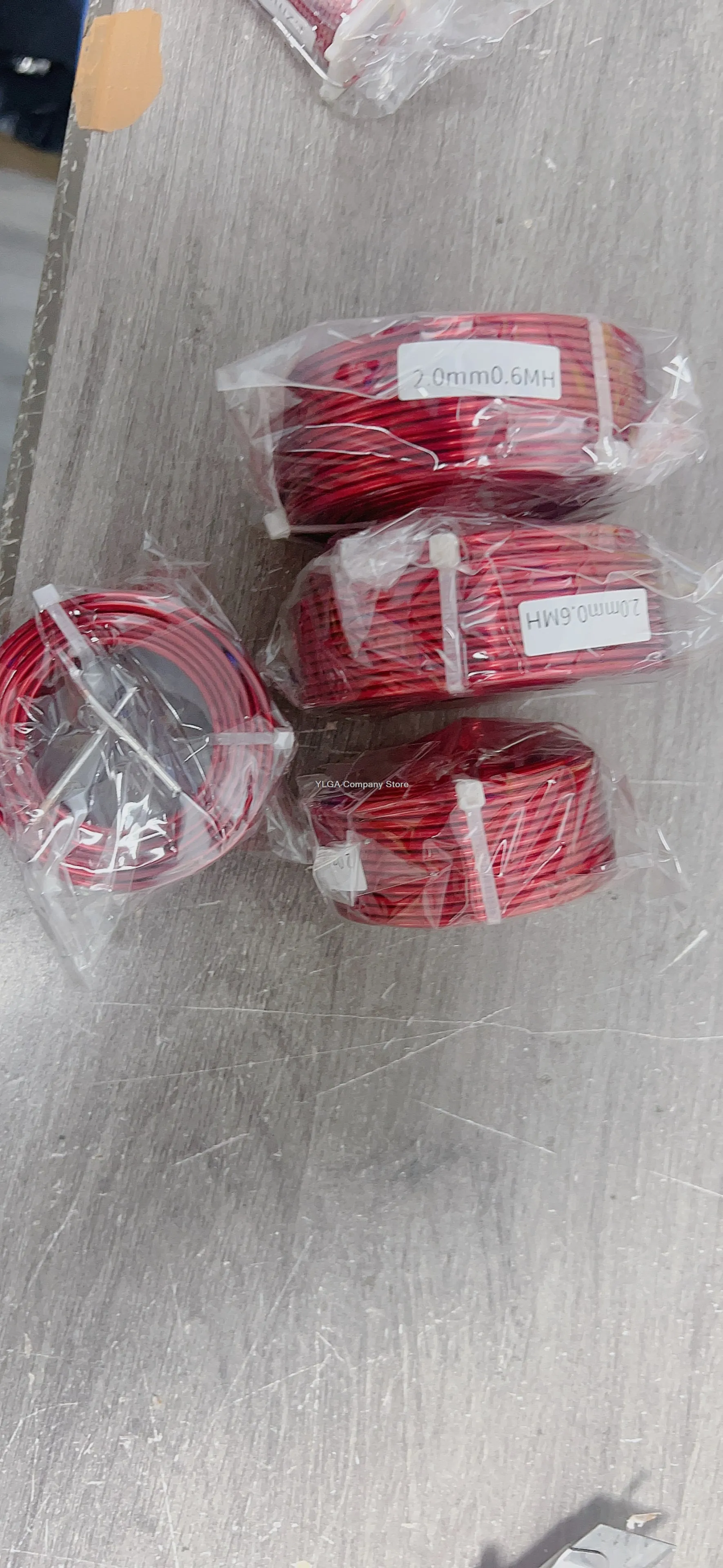 Divider air core inductor coil oxygen free copper speaker air core inductor 2.0mm wire diameter custom speaker DIY   1pcs