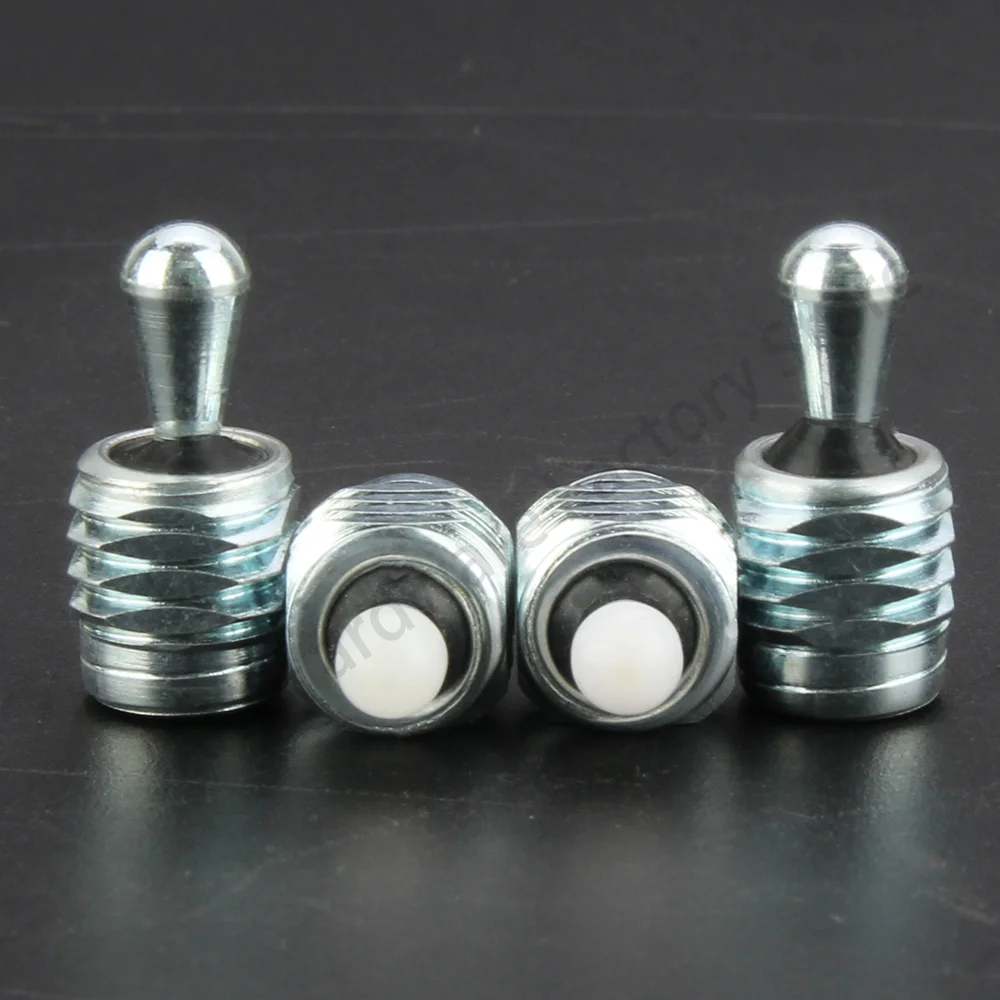 MJ526 Threaded Side Index Locating Plungers Carbon Steel/POM Pin Load Lateral Spring Plungers With Dustproof Rubber