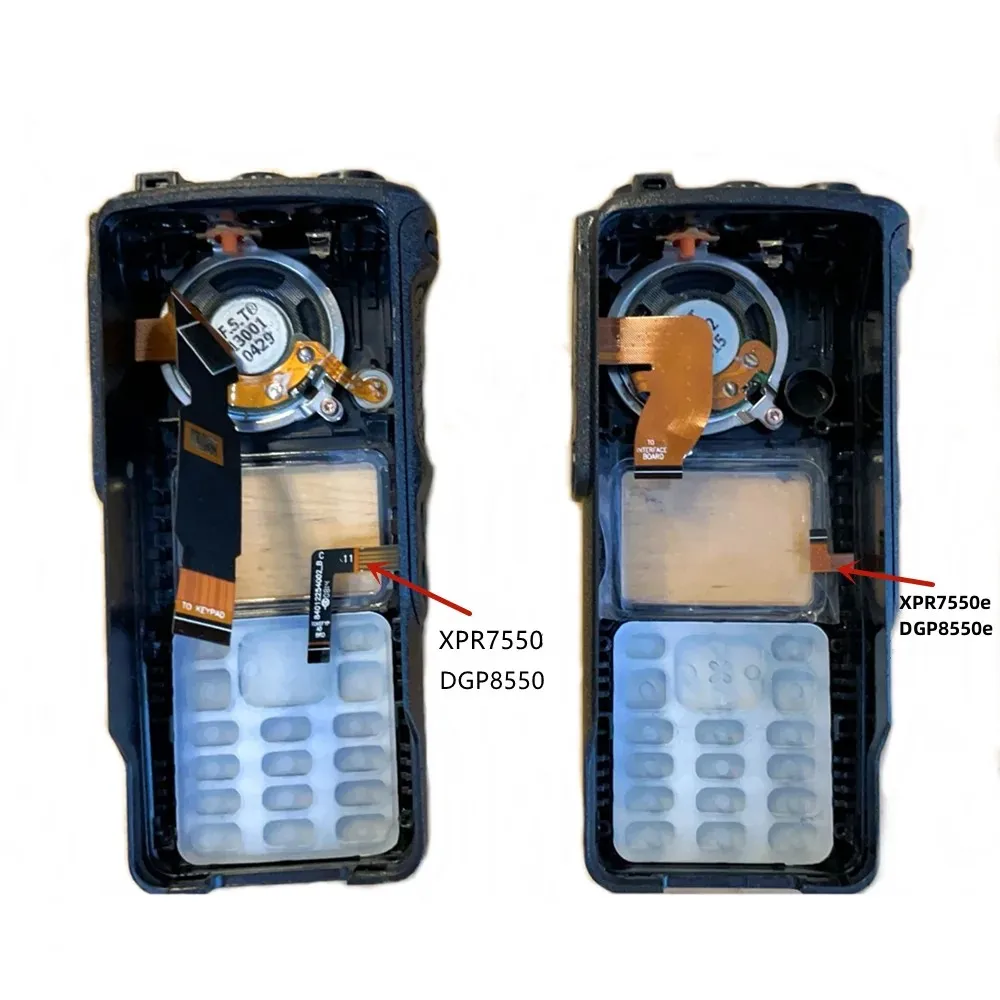 Housing Case Kit With Speaker For DP4801e DP4800e DGP8550e XPR7550e XiR P8668i P8660i XPR7550 XPR7580 Two Way Radio