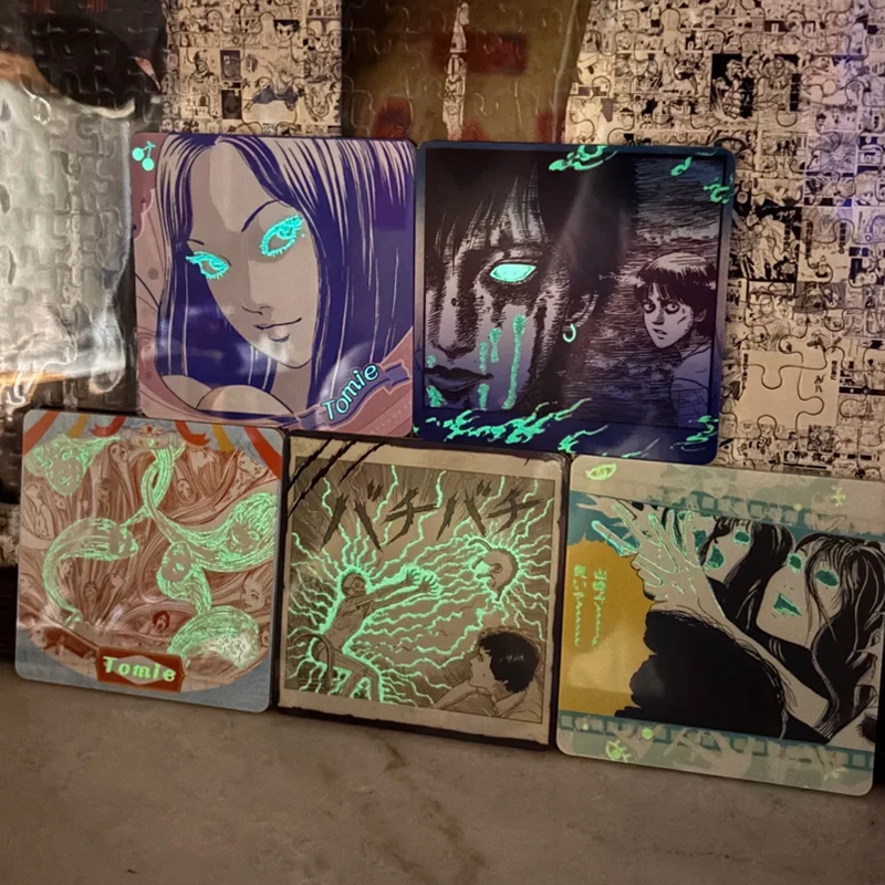 

In Stock Genuine Junji Ito'S Maniac Kawakami Tomie The Beauty Of Youth At The Crossroad Night Series Fluorescent Acrylic Coaster