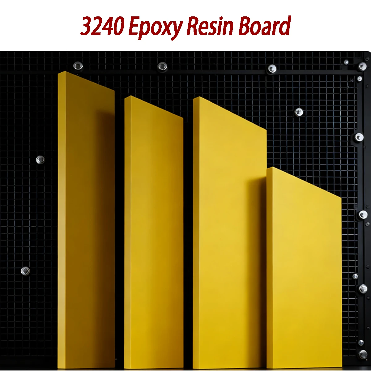 

3240 Epoxy Resin Board/Yellow Fiberglass Electrical Glue Board/High Temperature Insulation Board/Customized Processing