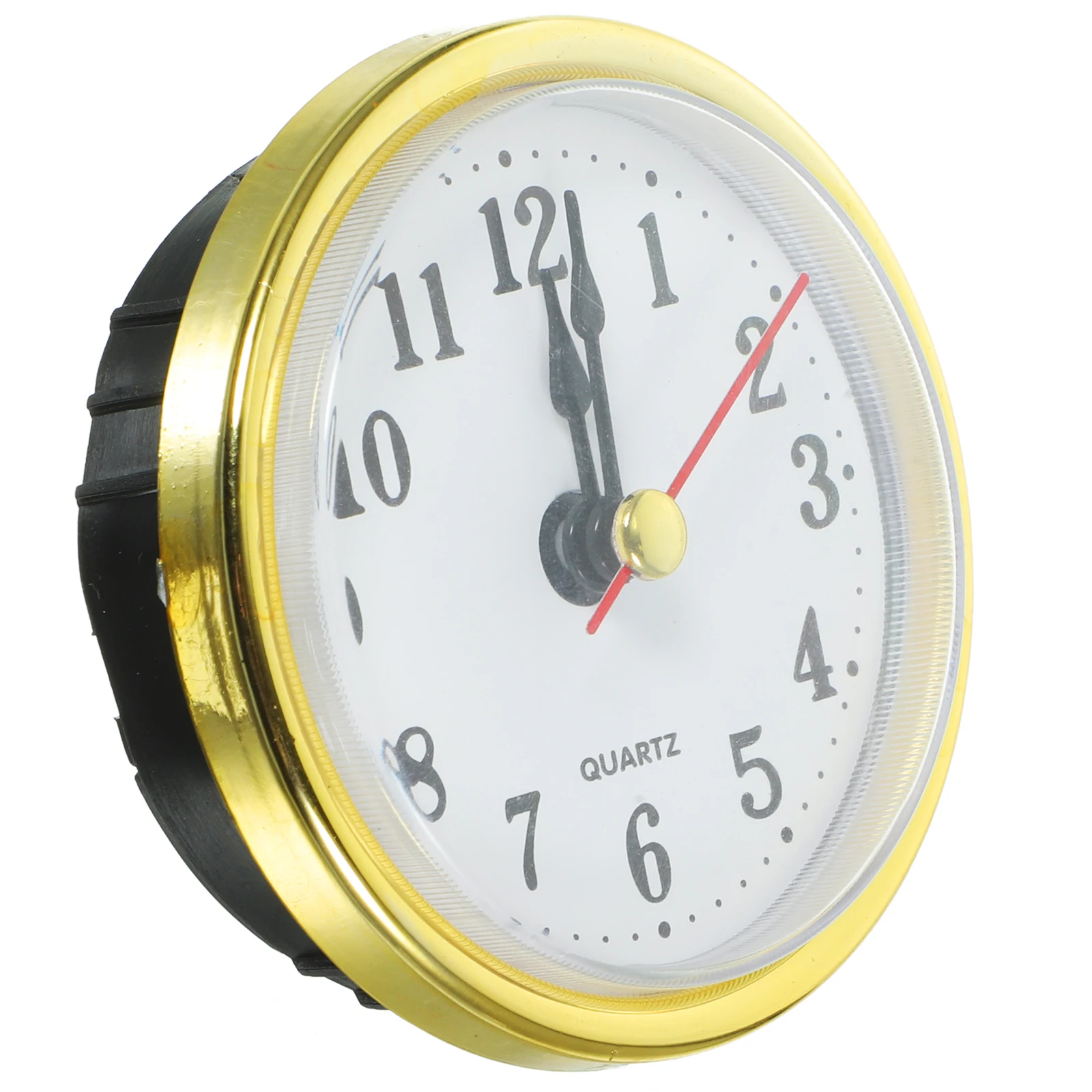 

Retro Clock Head Insert Round Simple Inlaid Clock Insert DIY Quartz Movement Silent Operation Replacement for Home and DIY