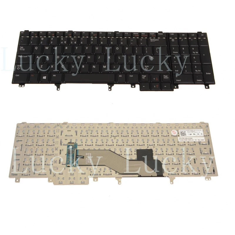 

Клавиатура f X6NG0 для ноутбука DELL Latitude E6530 E5530 без подсветки