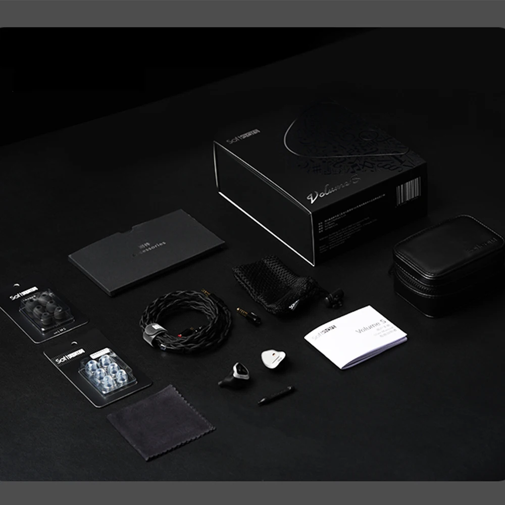 SoftEars-auriculares intrauditivos HIFI con volumen S, monitor IEMS 2DD 2BA, unidad híbrida, tapones para los oídos deportivos, tapones reemplazables