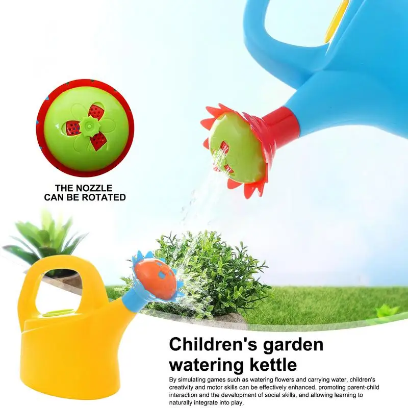 Kids Watering Can Kids Gardening Water Pot Outdoor Sprinkling Irrigation Bucket Tools For Kids Girls Youth Teens Boys Friends view 4