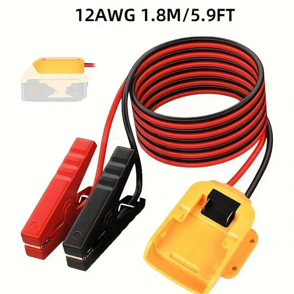 

Автомобильный аварийный адаптер питания DIY, 12AWG, 6 футов, пусковое устройство для аккумуляторов Makita 18V Li-ion, R6G8