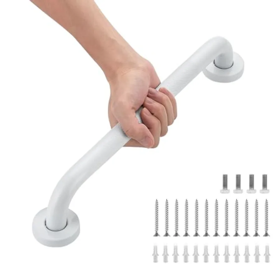 

2 Pack Grab Bars for Shower Handle Anti Slip Shower Grab Bars for Seniors Staless Steel Knurled Handicap Grab Bars for Bathroom