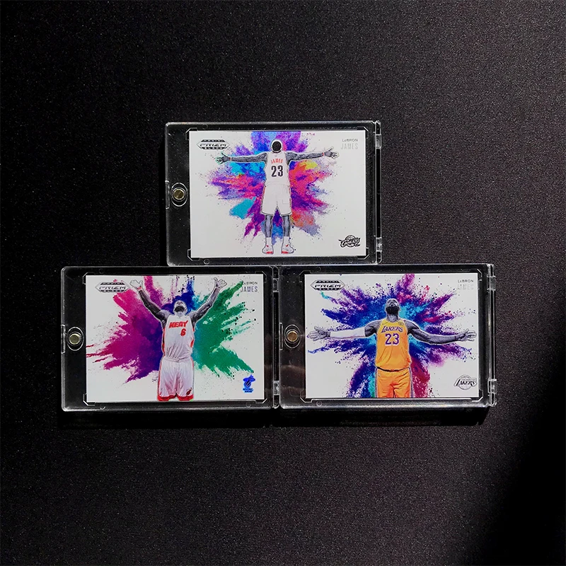 

Коллекционная карточка-реплика Panini Prizm 2025: Леброн Джеймс (Кавальерс, Хит, Лейкерс), эффект рефракции, сделано своими руками