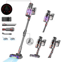 S16 Wireless Vacuum Cleaner 45kPa 500W Power 6 in 1 LED Cordless Vacuum Cleaner 90 Foldable Handheld Sweeper Mopping Machine