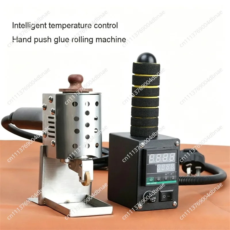 WT-90TJ Hand Pushed Hot Melt Adhesive Machine Glue Labeling Machine Glue Rolling Machine 220V/110V 150W 50mL 3mm/5mm/8mm/10mm