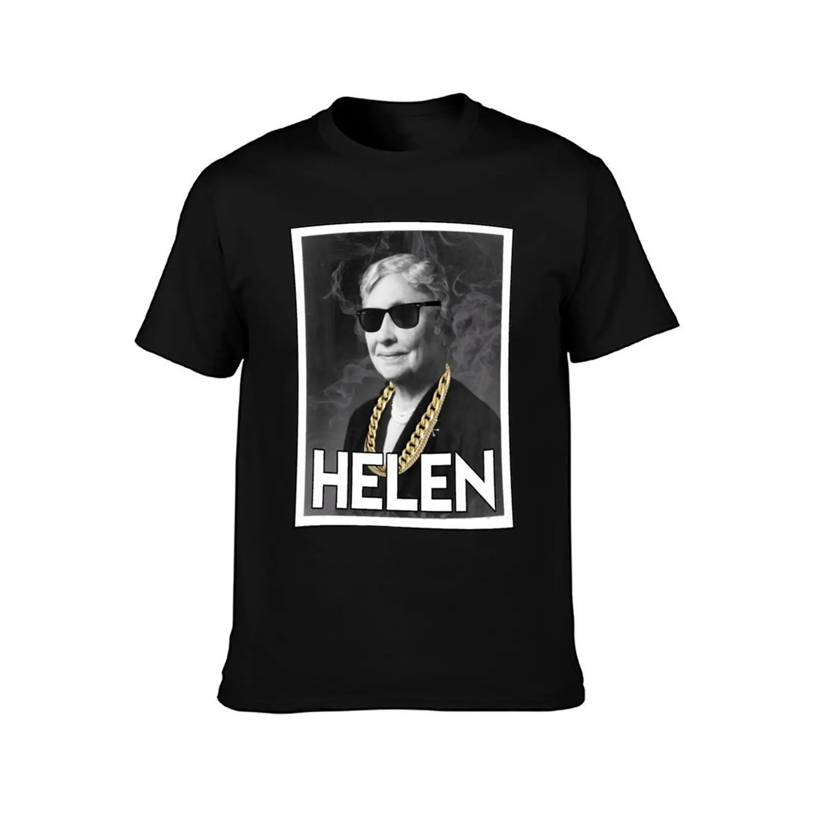 OG Helen T-Shirt Summer Casual Cotton Tee Oversized Streetwear Tops Vintage Graphic Print Loose Fit Short Sleeve