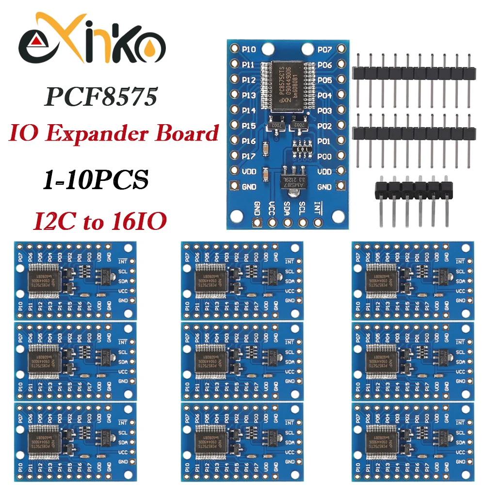 1-10PCS PCF8575 Module Expansion IO port Expander board DC 2.5-5.5V I2C communication control 16 IO ports For Arduino