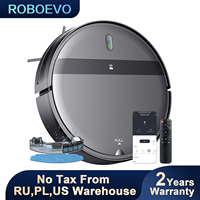 ROBOEVO G20 Robot Vacuum Cleaner 6000Pa Auto-Clean 3in1 Mop & Sweep 2500mAh Battery Smart WiFi Quiet Strong Suction for Pet Hair