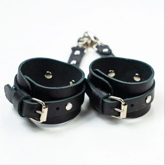 Women's Leather Thigh Garter, Gothic Leg Harness