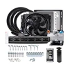 ユニバーサル12V / 24Vヘビーデューティー電動エアコンエバポレーターキット、自動車、トラック、バス、バン、RV、キャンピングカー用 1