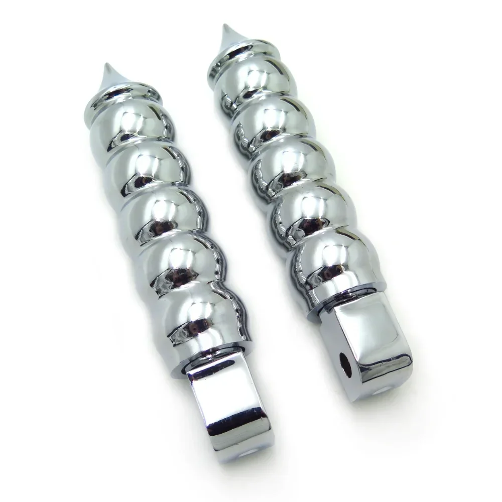 

Motorcycle Chrome Calabash Footpegs for Yamaha Road Star Warrior 2002-2009 Front