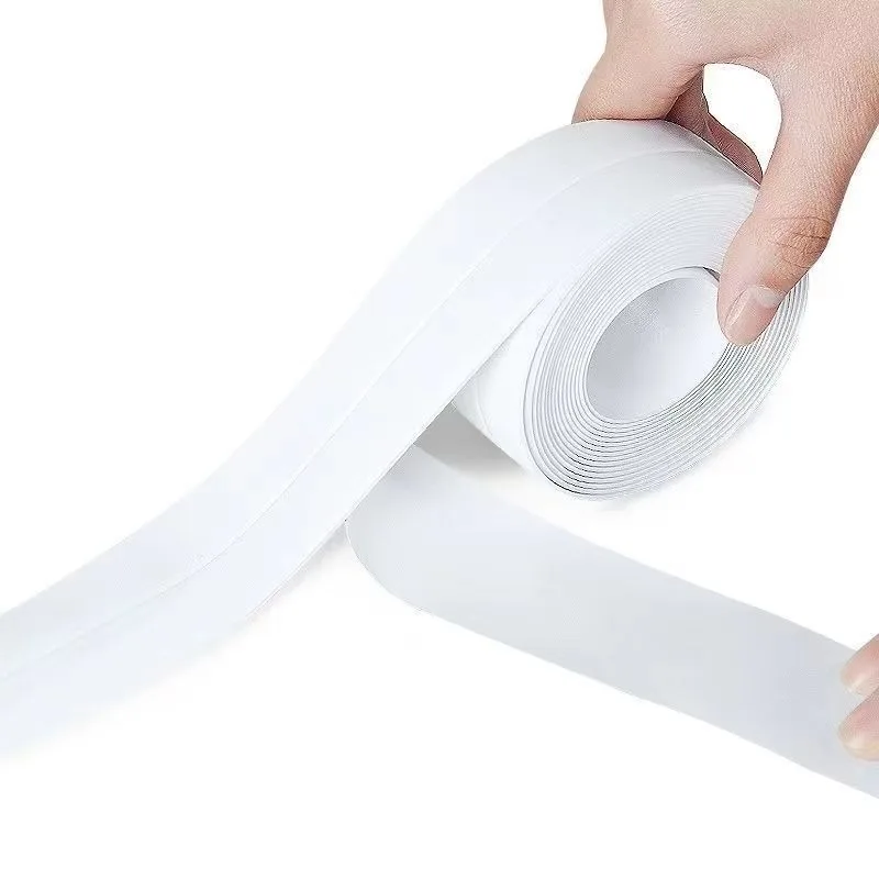 1PC Shower Bath Sealing Tape Strips PVC Self Adhesive Waterproof Wall Sticker for Bathroom Kitchen Seal Caulk Strip Sink