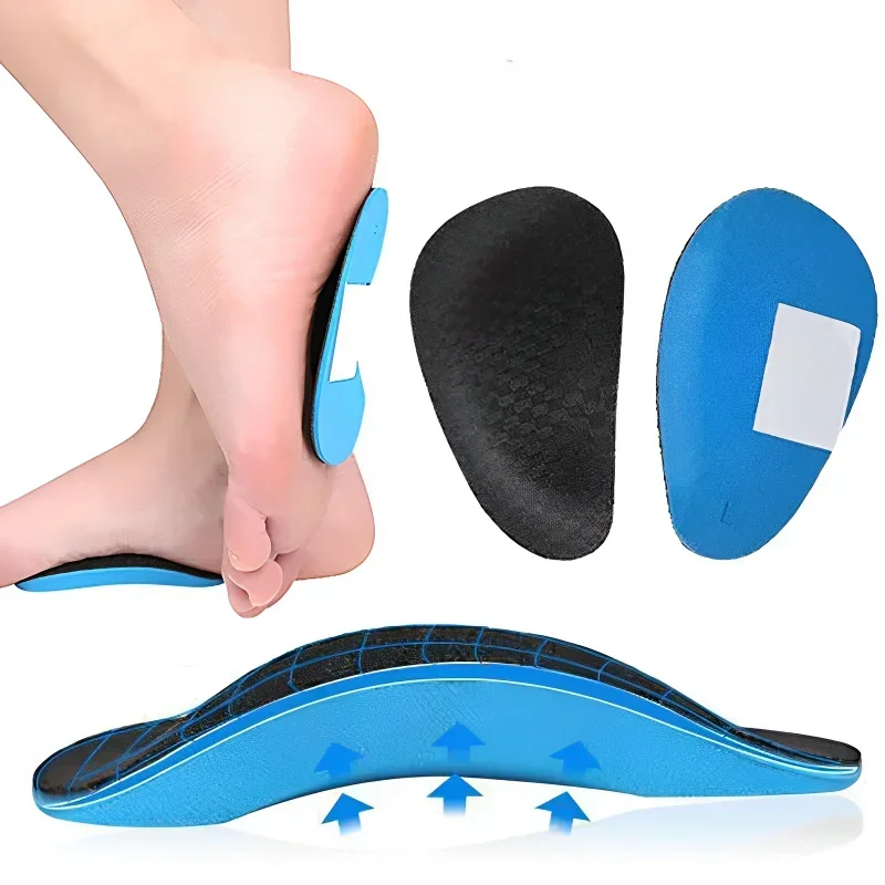 2 Pcs Sports  Foot Pad Flat Arch Support Half Cushion Inner Insoles Orthopedic Insoles Correcting Flat Feet Support Foot Pad