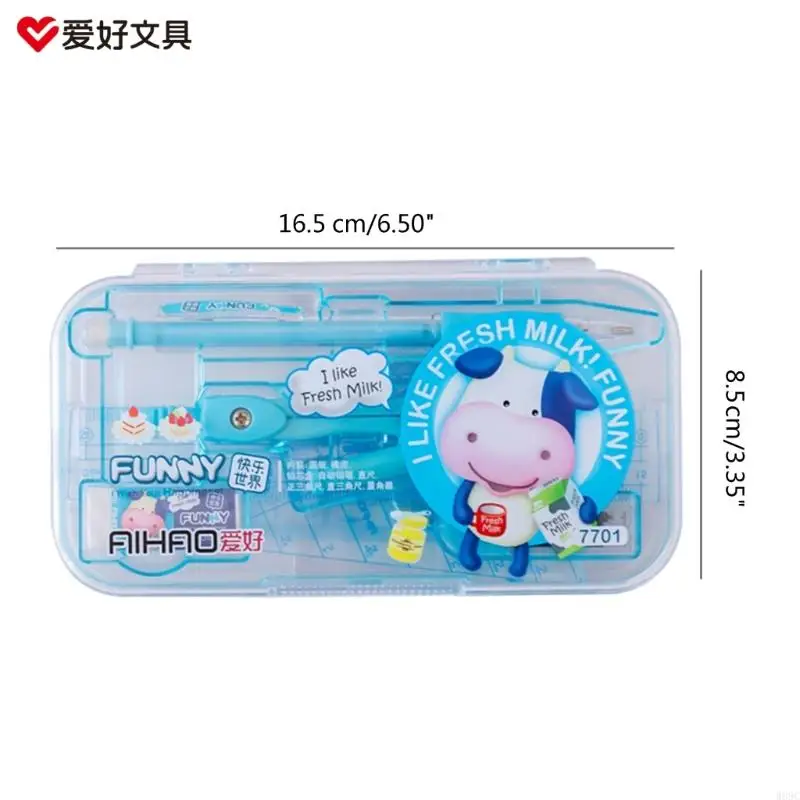 W89C เครื่องมือเรขาคณิตคณิตศาสตร์ไม้บรรทศน์ไม้บรรทัดไม้บรรท