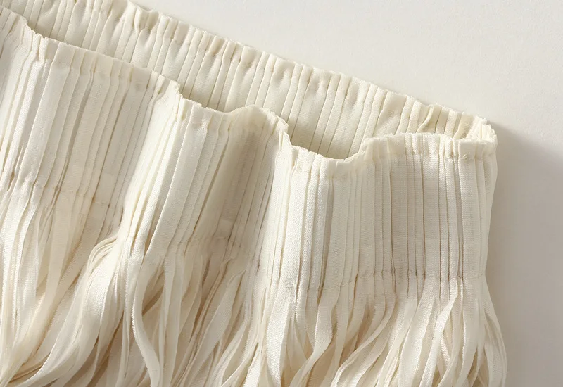 Luxury Multi Solid Colors Pleated Skirt for Women's Large Hem Folds A-line Skirts Female 2025 Loose Fashion Skirts Casual 0666