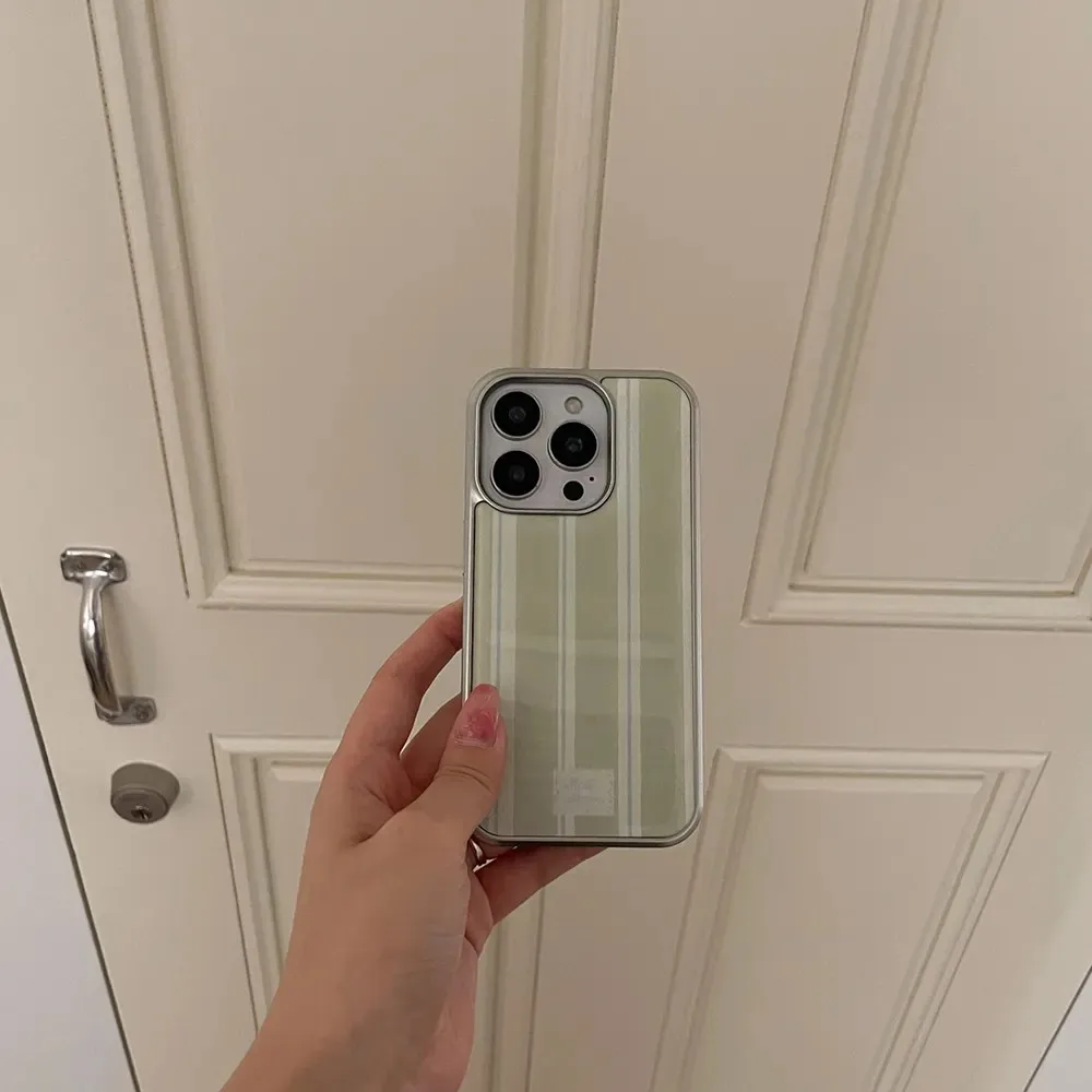 Модный чехол Clmj Fashion Stripes для iPhone 17, 16e, 16, 15, 14, 13, 12, 11, Air, Pro, Max, X, XR, XSMAX, 8, 7 Plus с роскошным принтом, задняя крышка-накладка