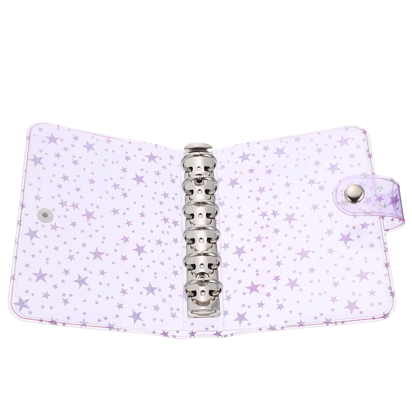 

Clear A7 Binder Portable Loose-Leaf Notebook Cover For Student Teacher Journal Notepad Pvc Case Scrapbook Protective Shell