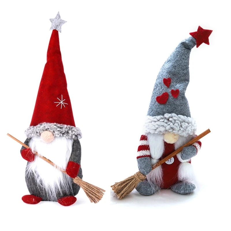 Christmas Ornament Sweeping Gnome for