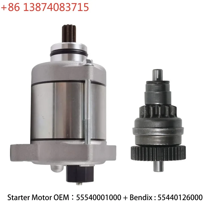 Juego de Arranque y Bendix para KTM 250 300cc EXC XC XC-W TPI Six Days 2017-2023, Motor de Moto 55440126000, Arrancadores 55540001000