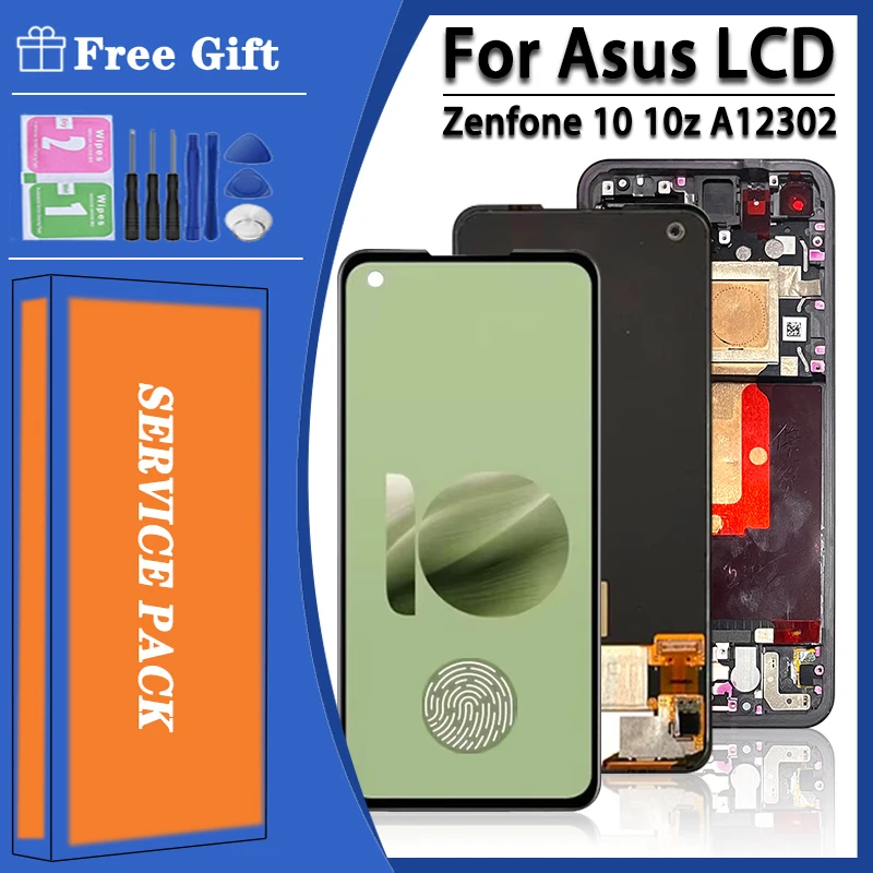 5.92“ AMOLED New For Asus Zenfone 10 10Z AI2302 lcd Display Touch Screen Digitizer Assembly For Zenfone10 10z Display