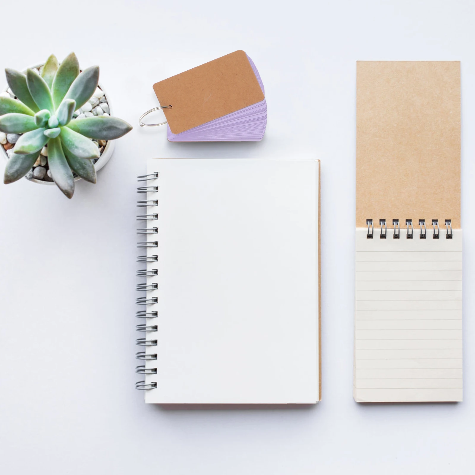 

5pcs Handwritten Memory Blank Note Cards Portable English Word Cards Reusable Thick Paper Student Office Teacher