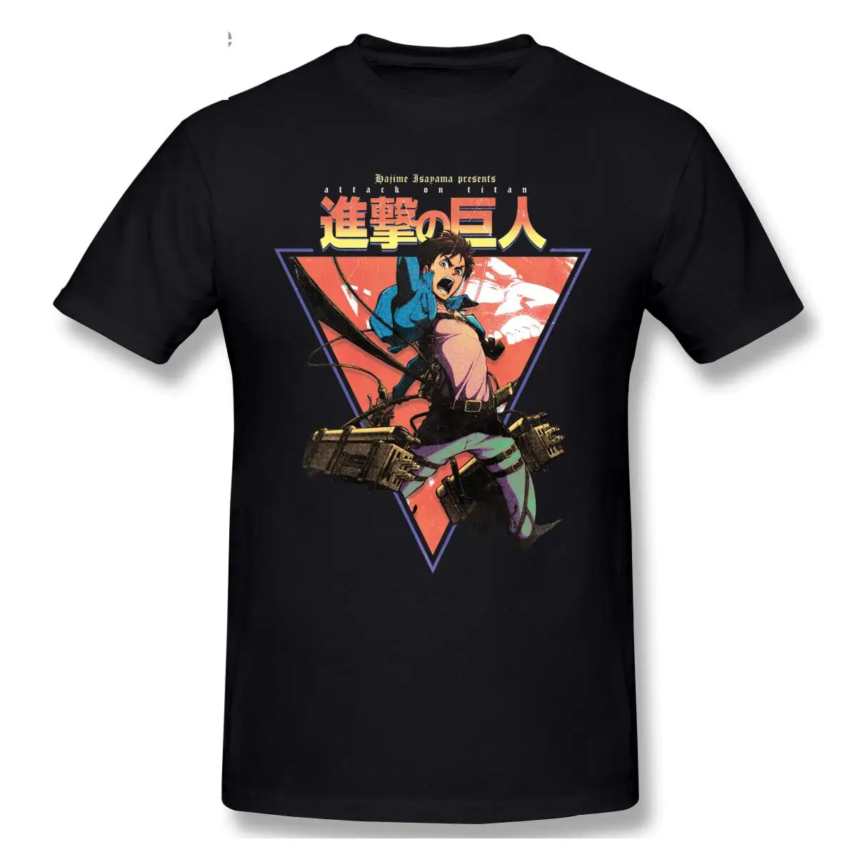 

Shingeki No Kyojin Cool And Funny Short Sleeve Casual Men Fashion O-neck 100% Cotton T-Shirts Tee TopF