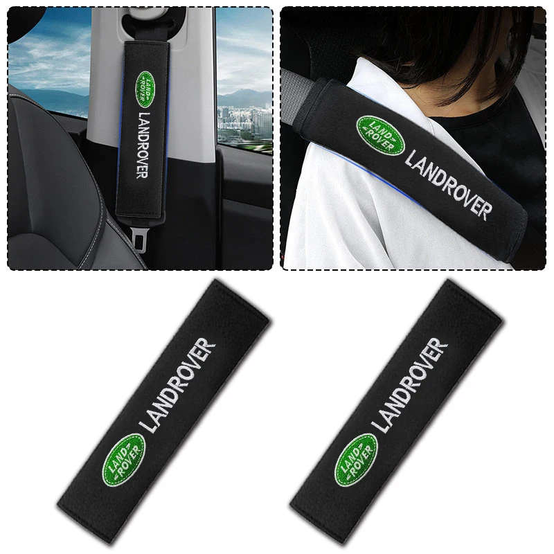 Funda ajustable para cinturón de seguridad de coche, almohadilla de hombro para Land Rover Discovery Range Rover Evpque Defender Velar