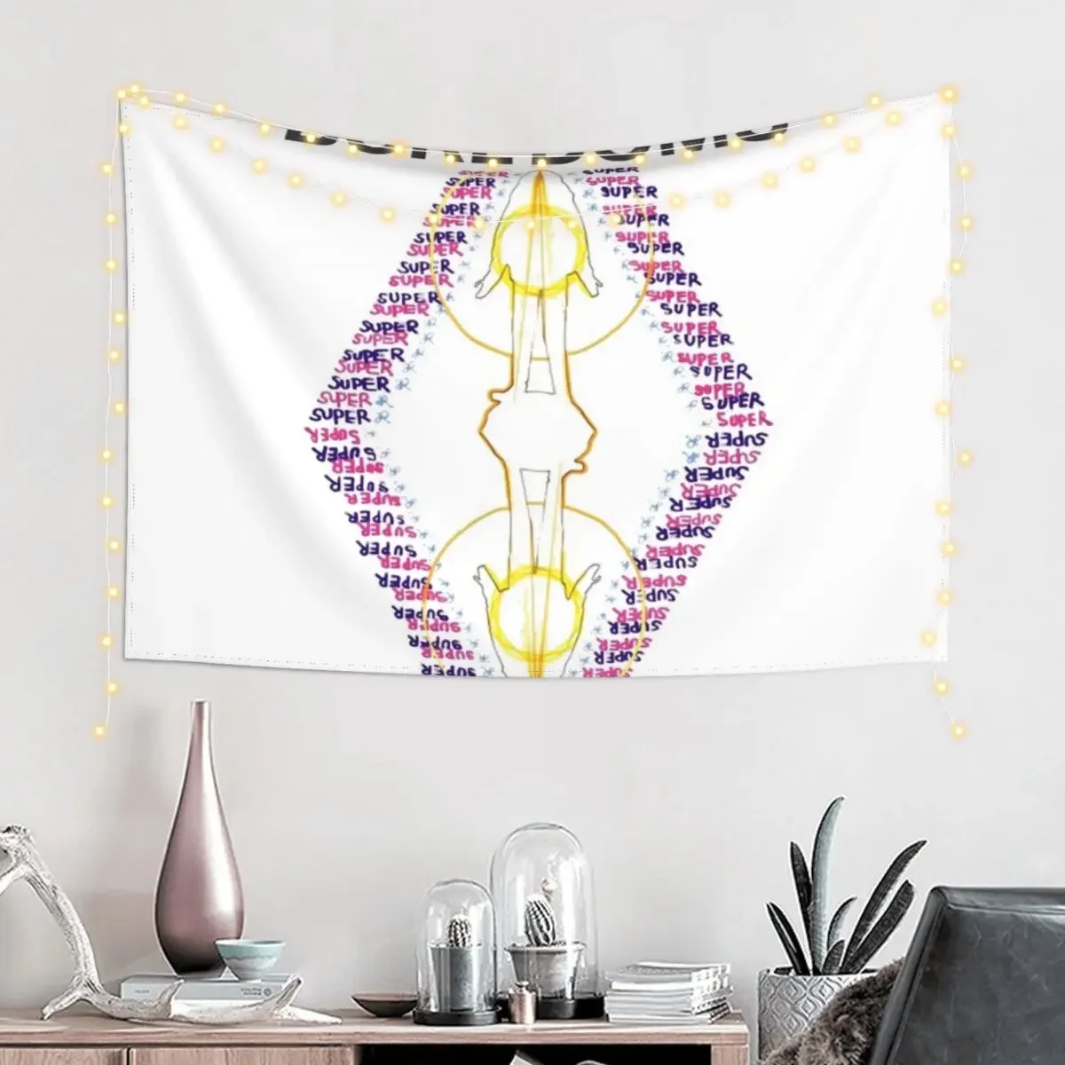 boredoms super ae Tapestry Living Room Decoration Room Decoration Korean Style Tapestry