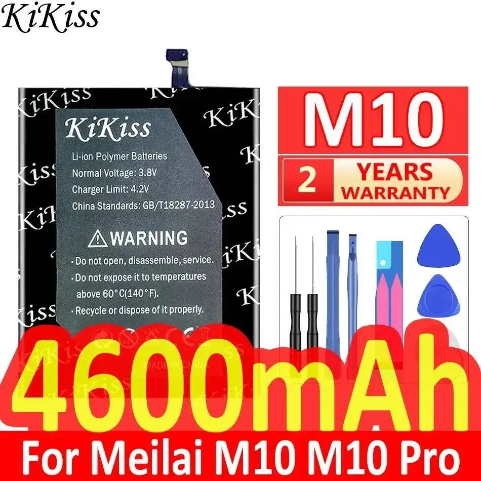 For Meilai M10 Pro M10pro Good Low-Temperature Performance 4600Mah High Capacity Mobile Phone Battery