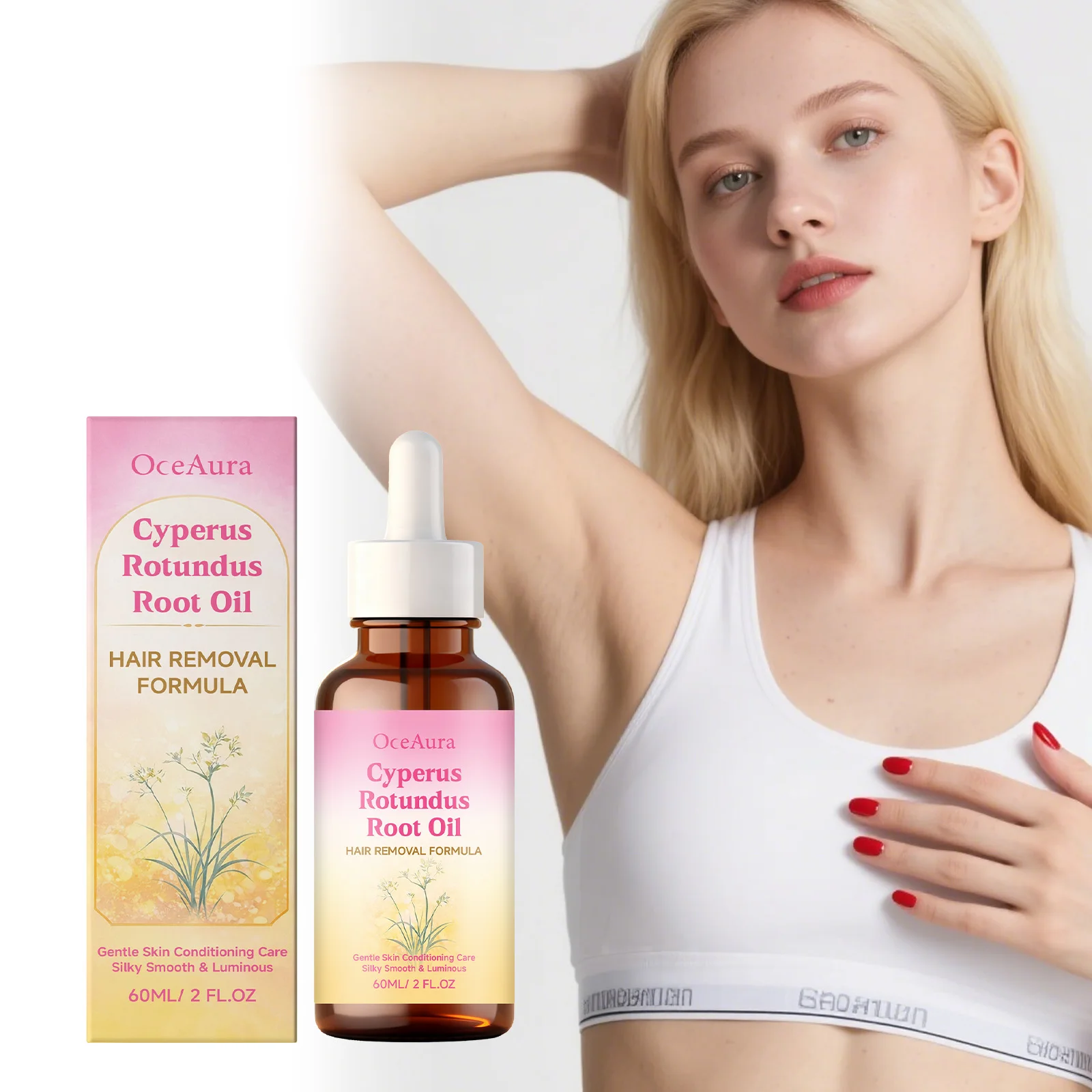 

Cyperus Rotundus Hair Removal Care Oil Reduce Hair Growth Inhibitor Deep Hydration Smoothing Soothing Skin Mild After Shave Oil