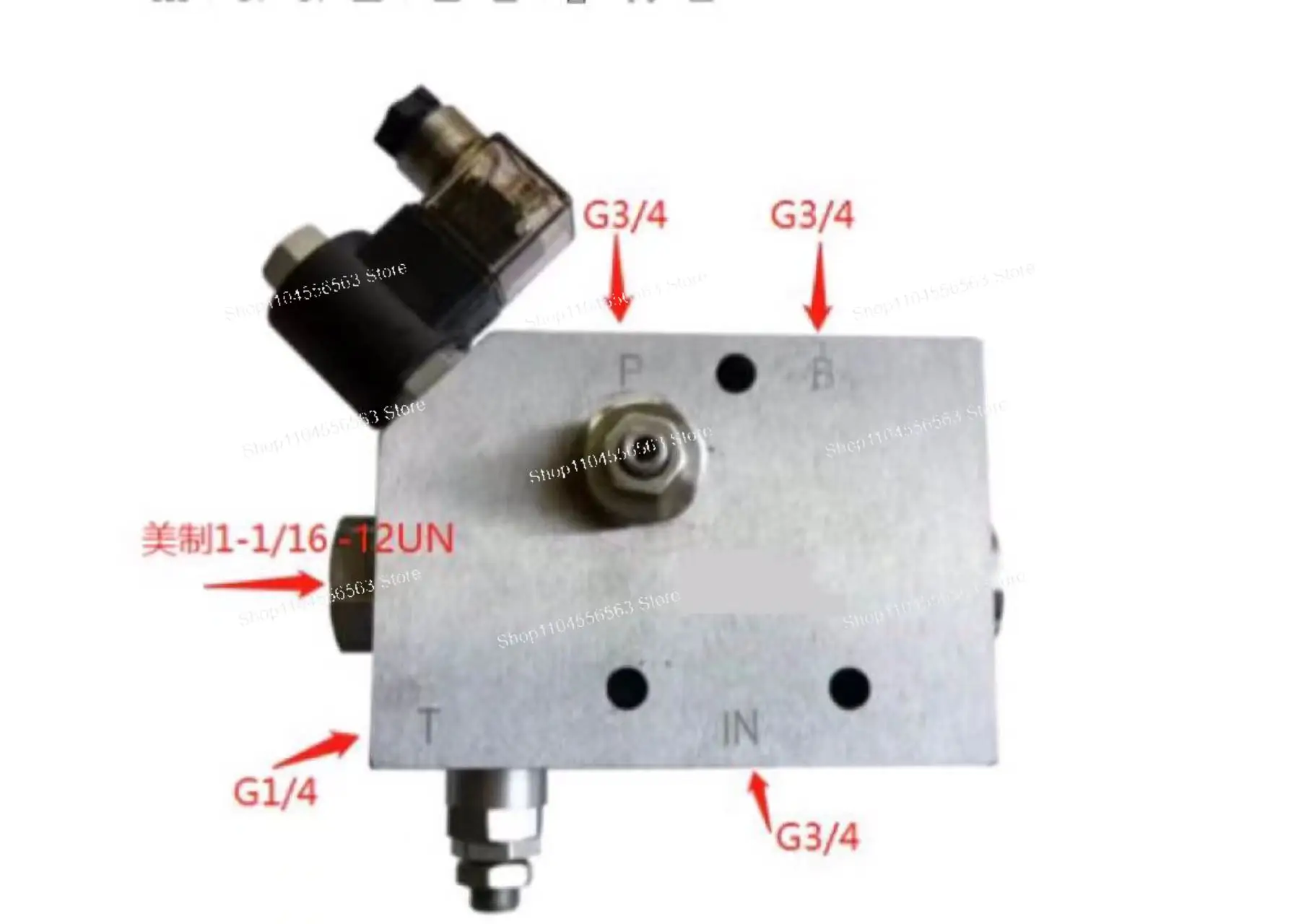 ​​Hydraulic Hammer Reversing/Solenoid/Relief Valve Set, Pipeline Control Assembly for Breaker Hammer Attachments