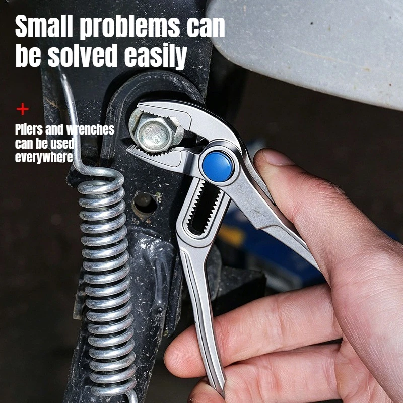 

Car Auto Mini Water Pump Pliers Joint Pliers Fast Adjustable Tongue and Groove Pliers V-Jaw for Repair Mechanic Workshop