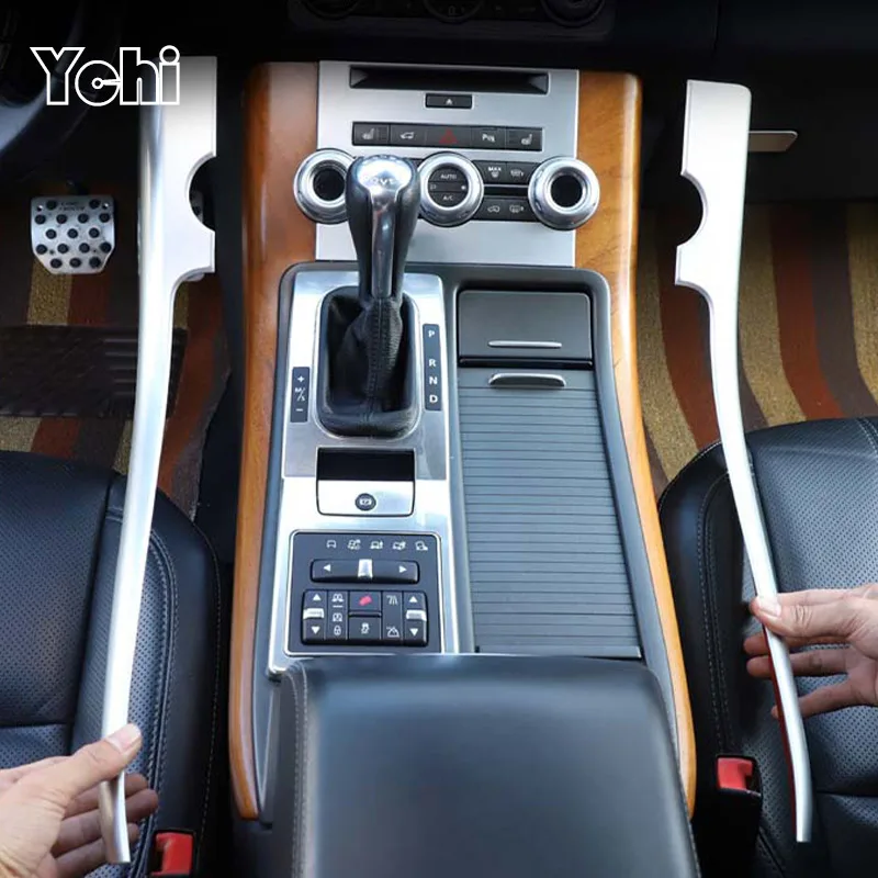 

Для Land Rover Range Rover Sport 2010-2013 ABS углеродное волокно центральное управление боковая накладка наклейка автомобильные аксессуары