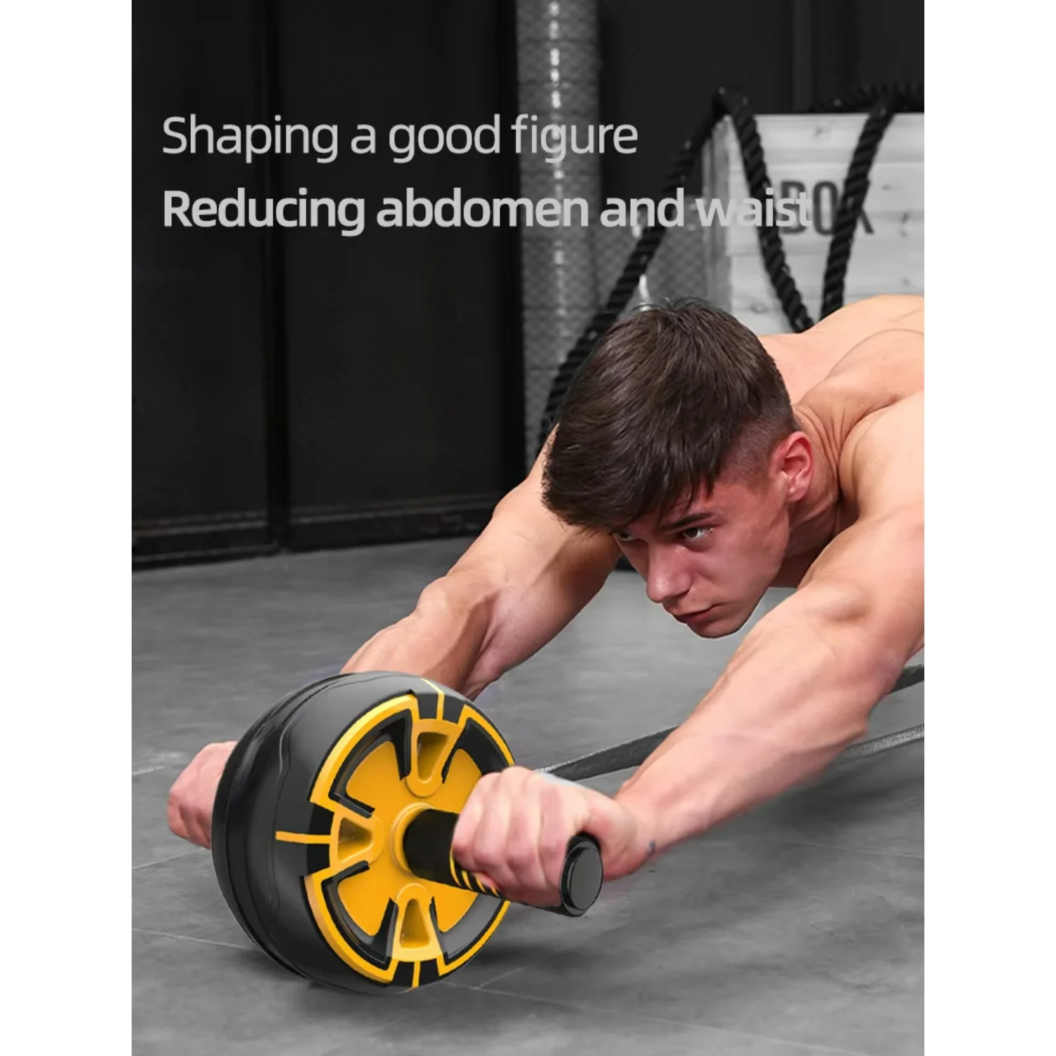 

Fitness Equipment Noise Muscle Trainer Ab Roller Abs Core Wheel Workout Gym Fitness Equipment Training