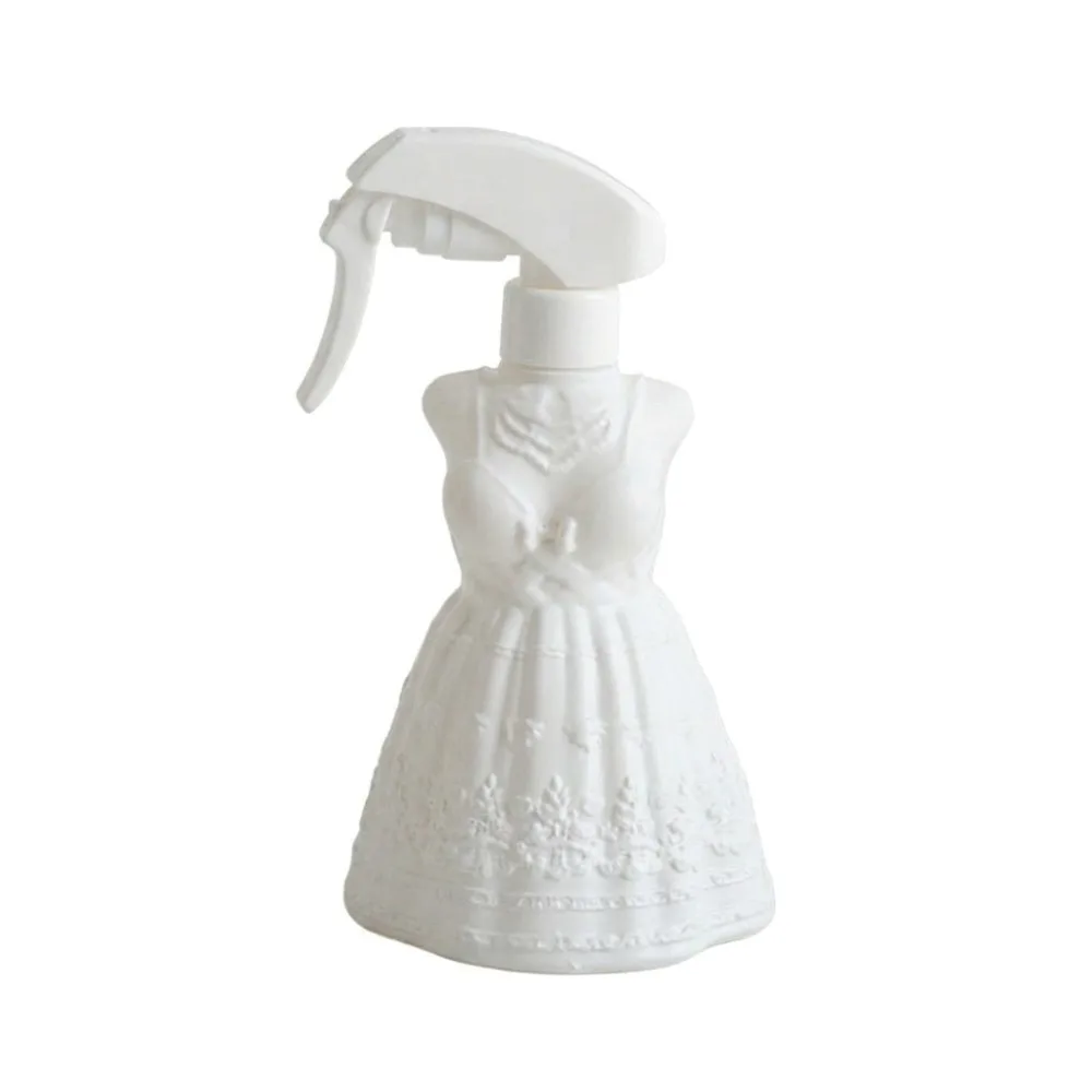 Exquisite Carved Artistic Spray Bottle Press-Type Fine Mist Sprinkler Kettle Retro Skirt Shape Reusable Hand Pump Sprayer Garden