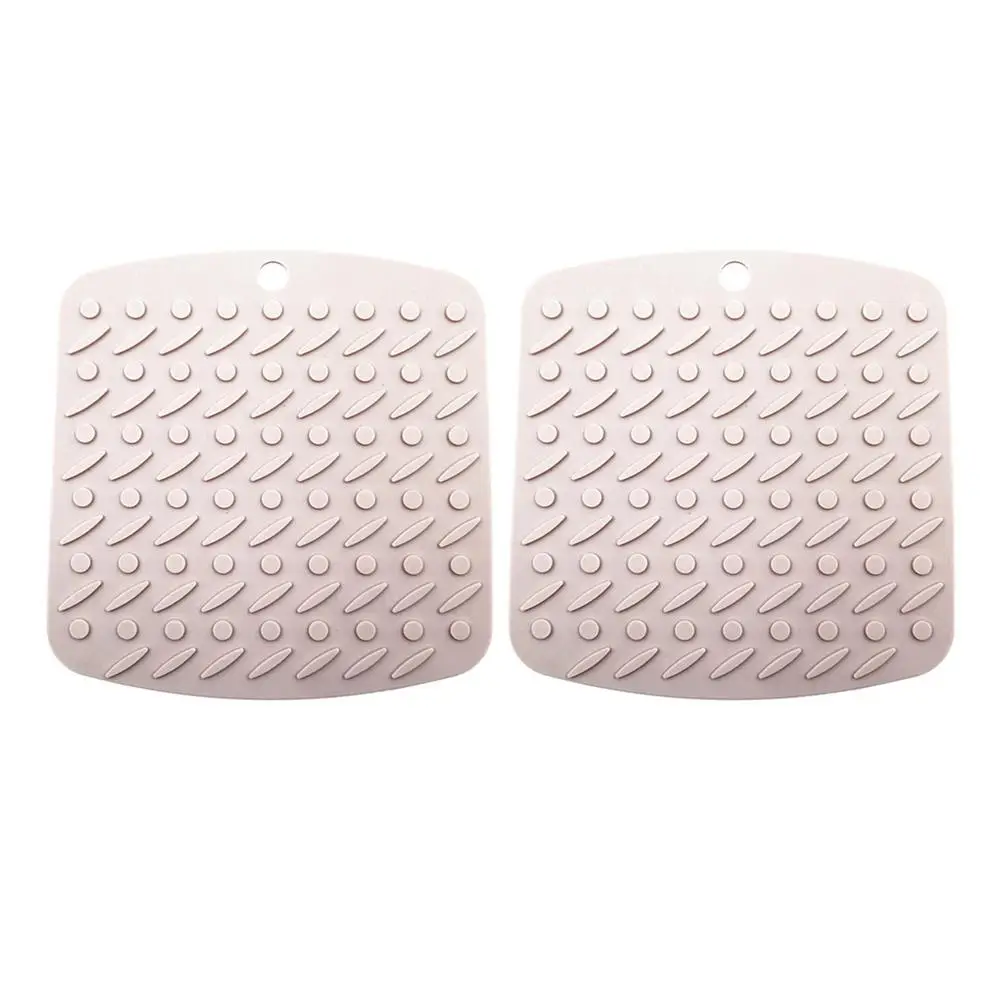 

Silicone Insulation Mat Kitchen Non Pot Holder Cup Placemats Multifunction Tool Heat Resistant Pad Protects Countertops