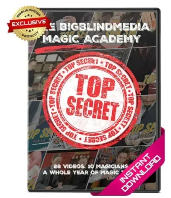 

Top Secret Magic Academy by Big Blind Media - Magic tricks (Instant Download)