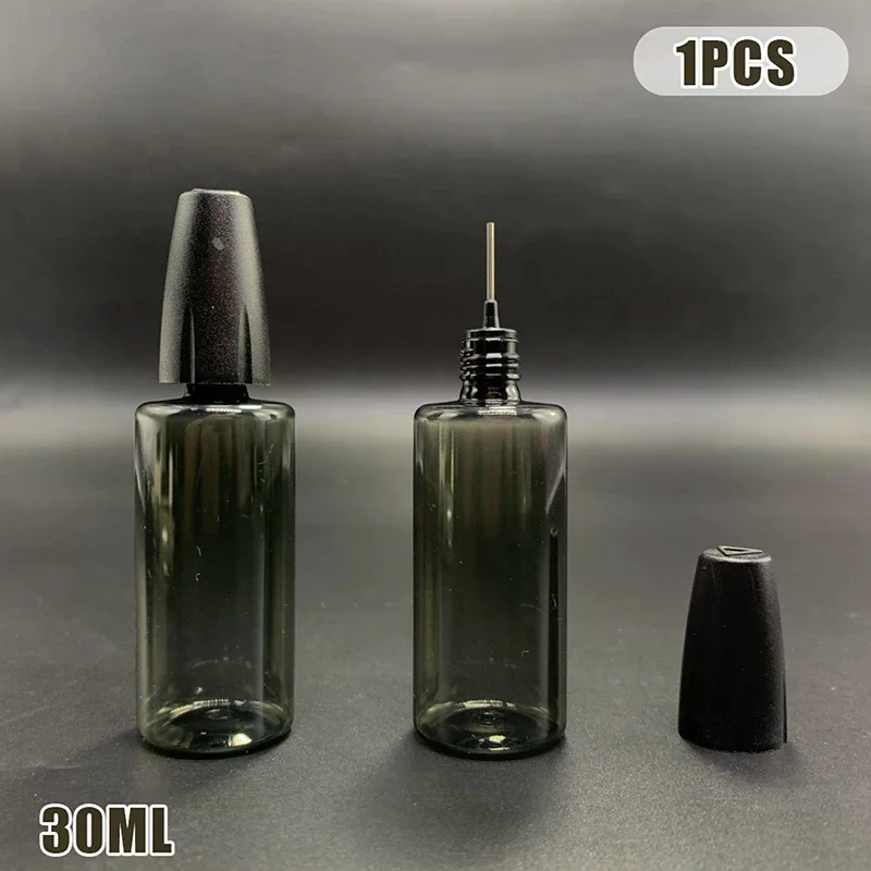 30ml Needle Type PET Needle Tube Dispensing Bottle Oil Infused Tattoo Liquid Tattoo Embroidery Nail Art Beauty Glue